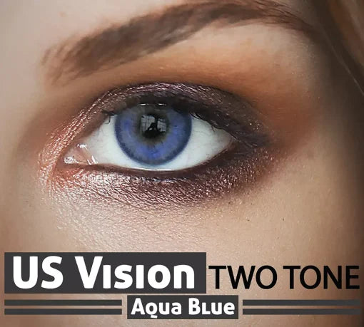 Aqua Blue Two Tone – US Vision Lense